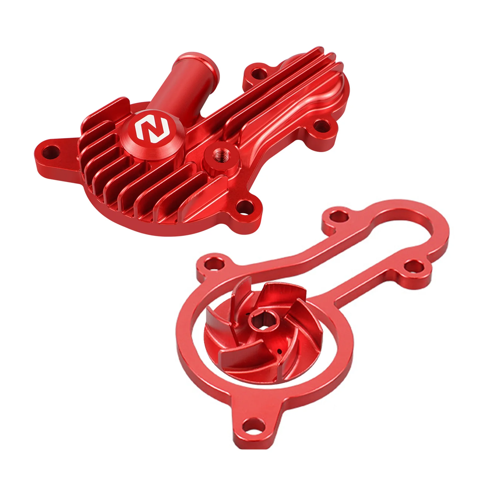 

Motorcycle For Beta RR250 RR300 2013-2024 XTrainer 250 300 2015-2024 Water Pump Cover Oversized Water Pump Impeller Kit Aluminum