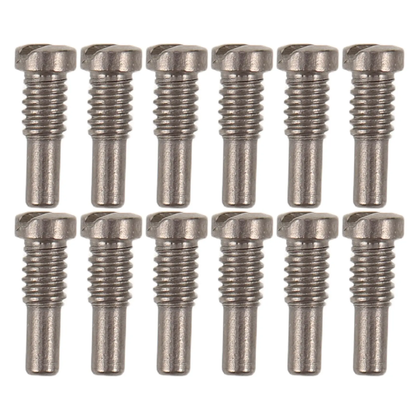 12pcs High Precision Flute Key Pivot Screw Sets Professional Woodwind Instrument Flute Repair Screw Maintenance Parts