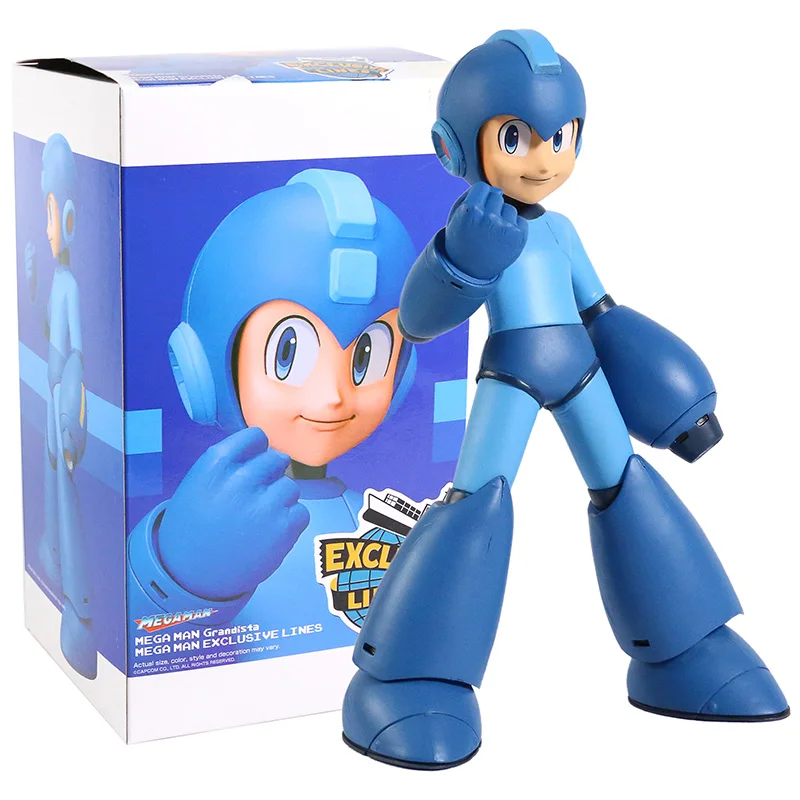 MegaMan 11 figura de PVC Grandista Mega Man, modelo de estatuilla de Anime, muñeca de juguete, regalo