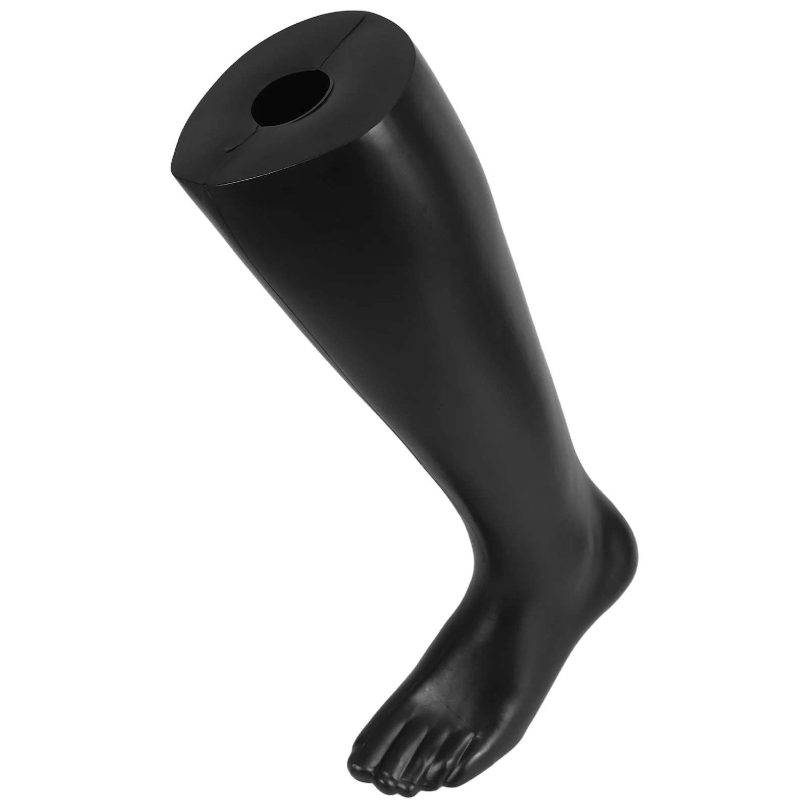 

Black Plastic Foot Mold for Socks Display Stand Male Female Stockings Ankle Form Material Lightweight