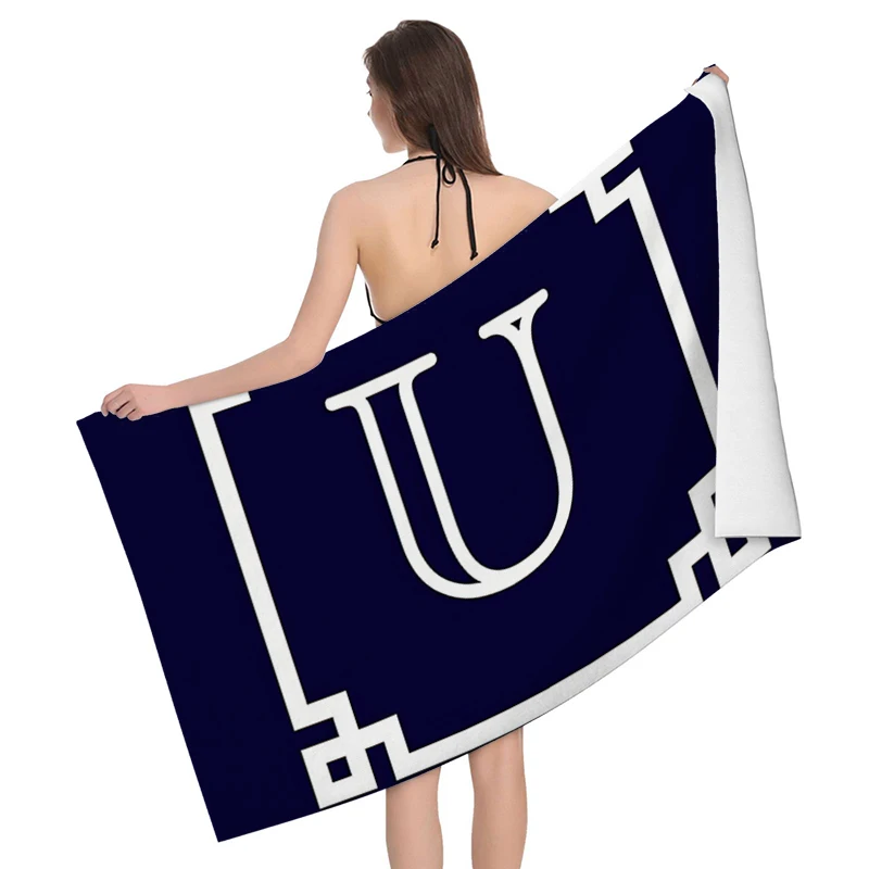 Home bath towels for the body towels bathroom letters and flower quick drying microfiber beach towel man and women large sports