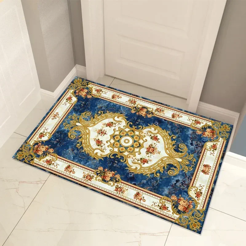 1PC Moroccan Ethnic Decorative Bath Mats Soft Kitchen Mats Home Living Room Carpets Entrance Door Mats Small Rugs