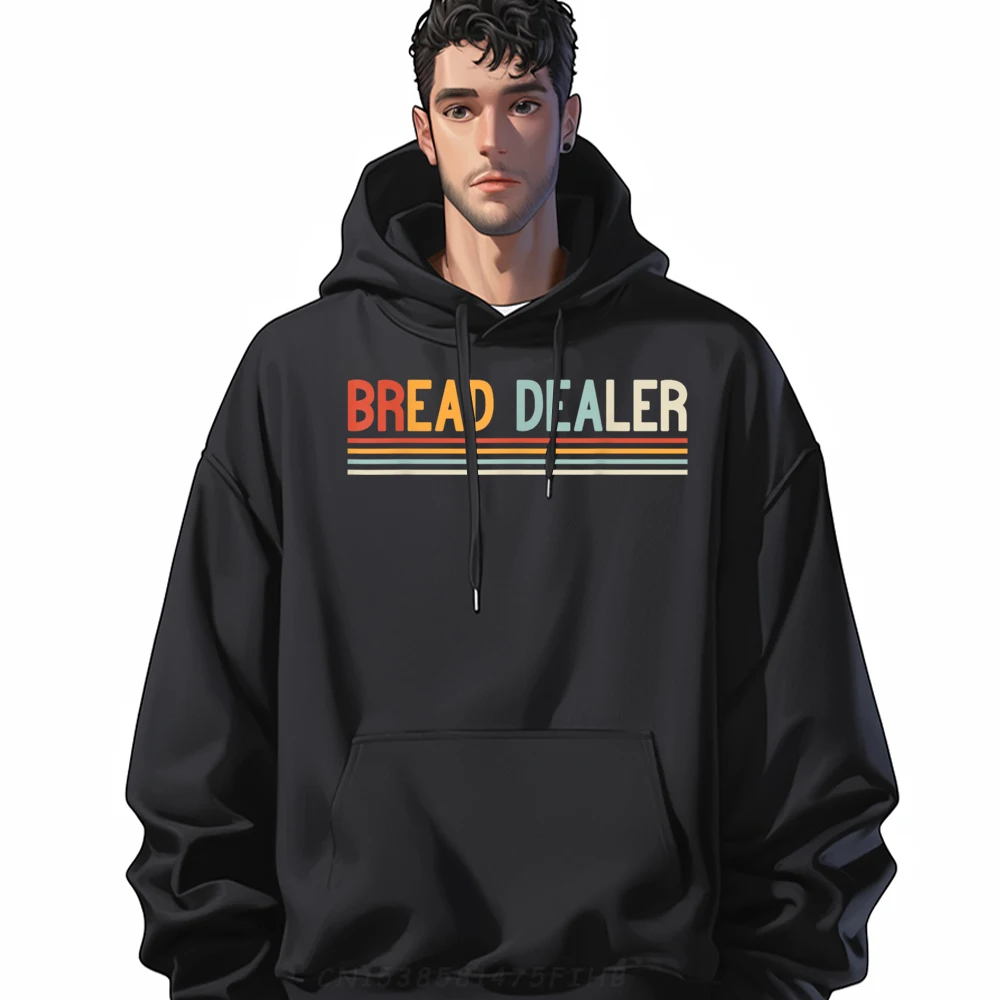 

Bread Dealer Baker Retro For Hoodies Grandpa Hip Hop Hoodies Classic Family Crewneck Hoodies Long Sleeve