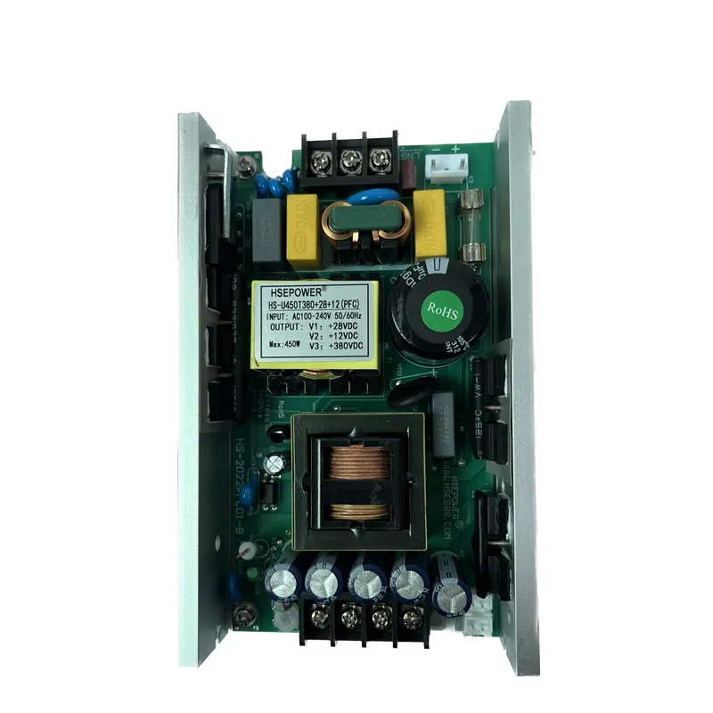 HS-U450T380+28+12(PFC) 36v28v24v12v Stage Beam Moving Head Beam Power Board 230W 380V 28V 12V Power Supply