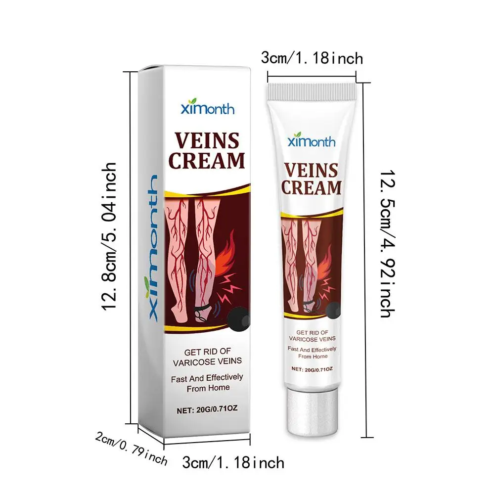 Crema per trattamenti delle vene efficace per alleviare le gambe vasculite dilatata flebite Formula naturale unguento per vene Varicose