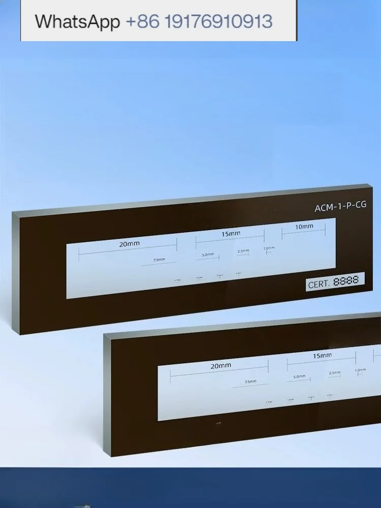 Microscope micrometer, mirror table, micrometer calibration ruler, reticle tool