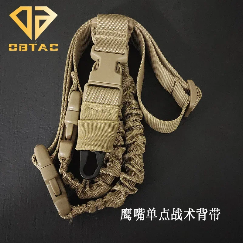 Tactical  Rifle Sling Straps Outdoor Multi-functional Adjustable Nylon Single Point Straps Airsoft Hunting Accessory