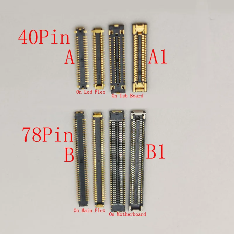 

10-50Pcs Usb Charging FPC Connector Lcd Display Screen Plug For Samsung Galaxy A71 A516 A51 A515F 4G 5G A41 A415 A715 78 40 Pin