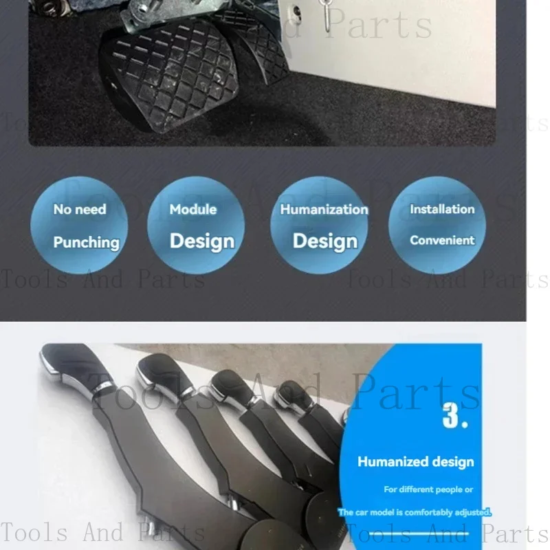 Driving Lower Extremity Disabled Persons Car Assistance Full Manual Control Device