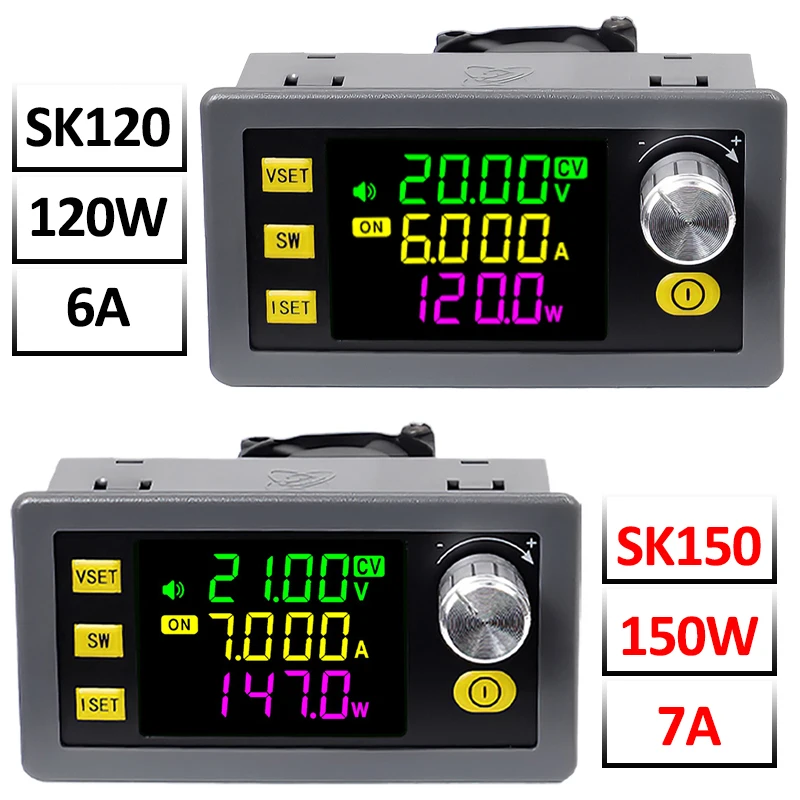 120W/150W Buck Boost Converter Adjustable Regulated Power Supply Input Constant Voltage Constant Current Solar Charging Module