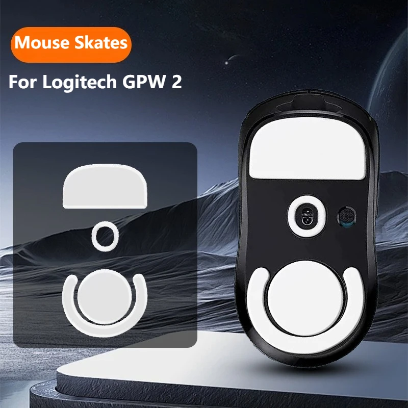 PTFE Mouse Skates For Logitech GPW Gen 1/2/3/4 - Smooth Gliding Wear-Resistant Easy Installation
