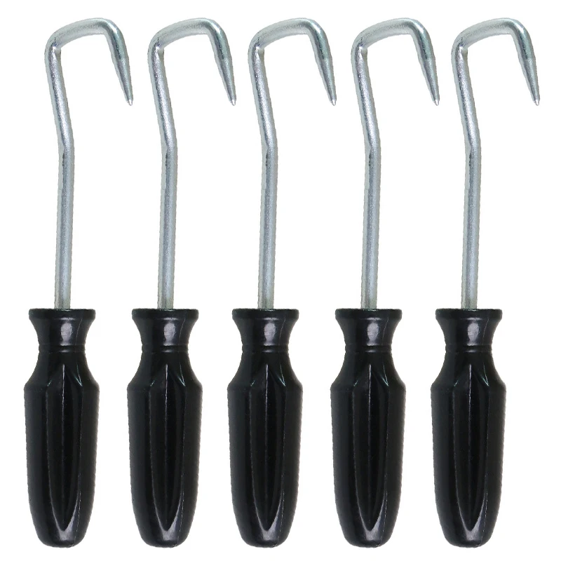 5pcs 190mm Automotive Oil Pipe Removal Hook Fuel Line Oil Pipe Disconnect Water Pipe Separation Hook Car Hand Repair Tools