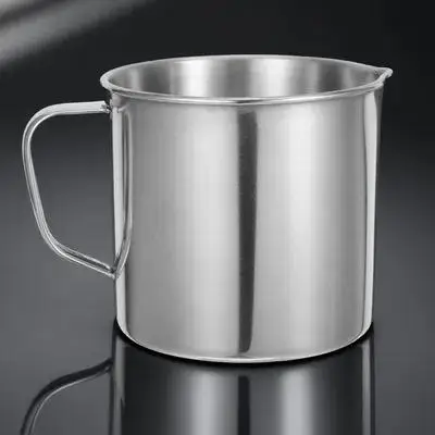 

1pcs 500Ml Stainless Steel Measuring Beaker High Contrast Scale Rustproof Wear Resistant Easy Cleaning Reusable