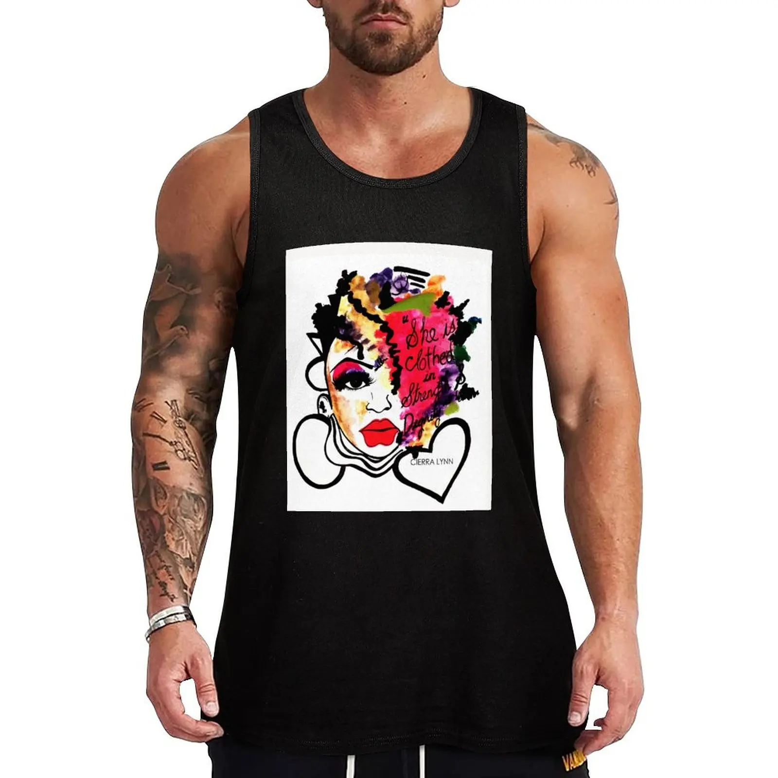 

CLOTHED IN STRENGTH & DIGNITY Tank Top All Day Comfort Tank Top Soft Breathable Sleeveless