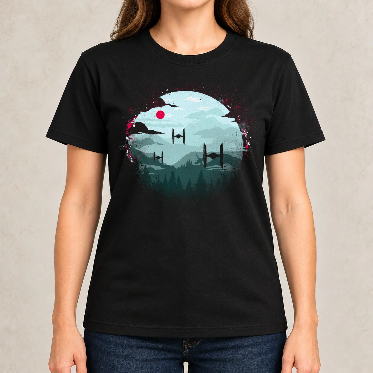 Tie Fighters At Dawn Women T-Shirt quick-drying plus sizes sports fans plain t shirts for Women
