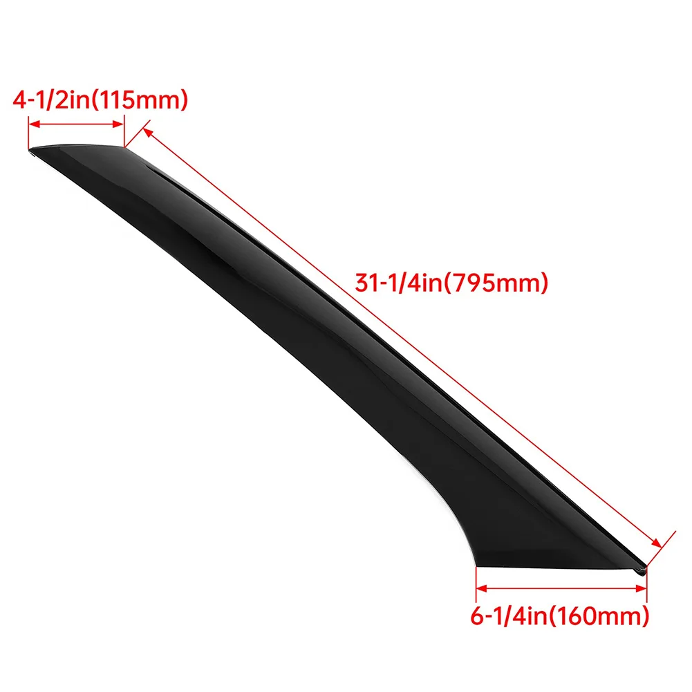 Pair Windshield Trim Finisher A Pillar Post W/ Clips LH&RH For Ford -Flex 2009-2019 BA8Z-7403145-AA Gloss High-Strength