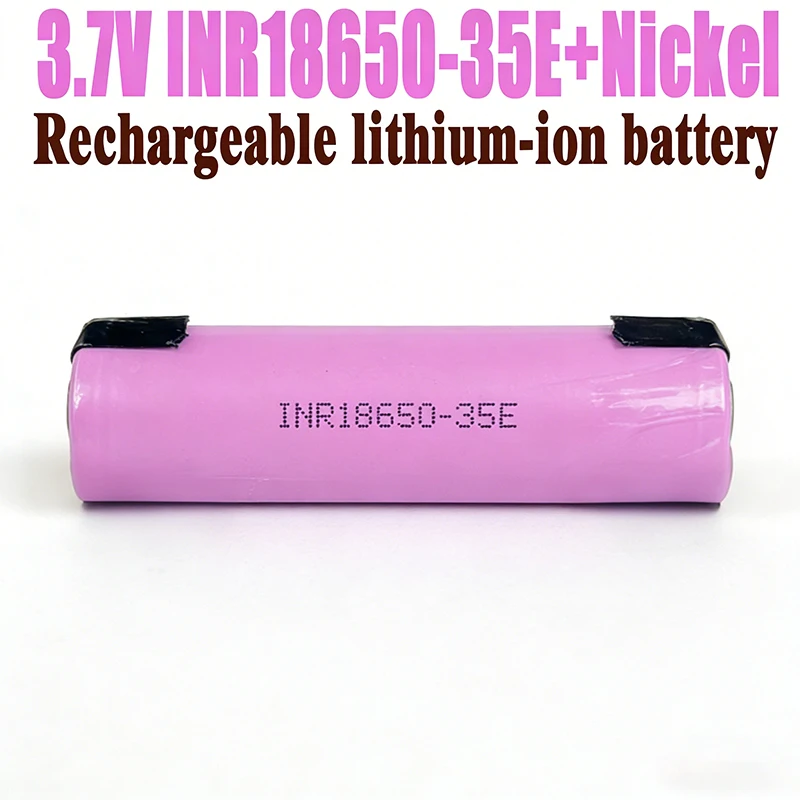 

Литий-ионный аккумулятор INR18650-35E 3.7В, с никелированными контактами, перезаряжаемый и высокопроизводительный