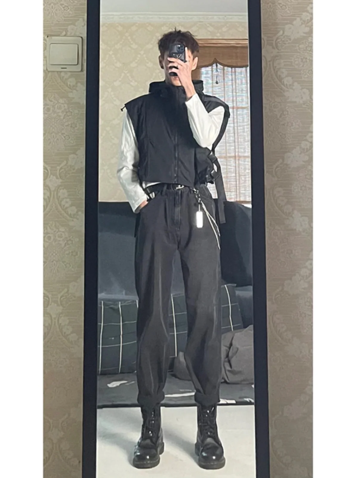 

Мужские джинсы American Sle: весенне-осенние, прямые, слегка расклешенные, износостойкие, из смесового хлопка и полиэстера