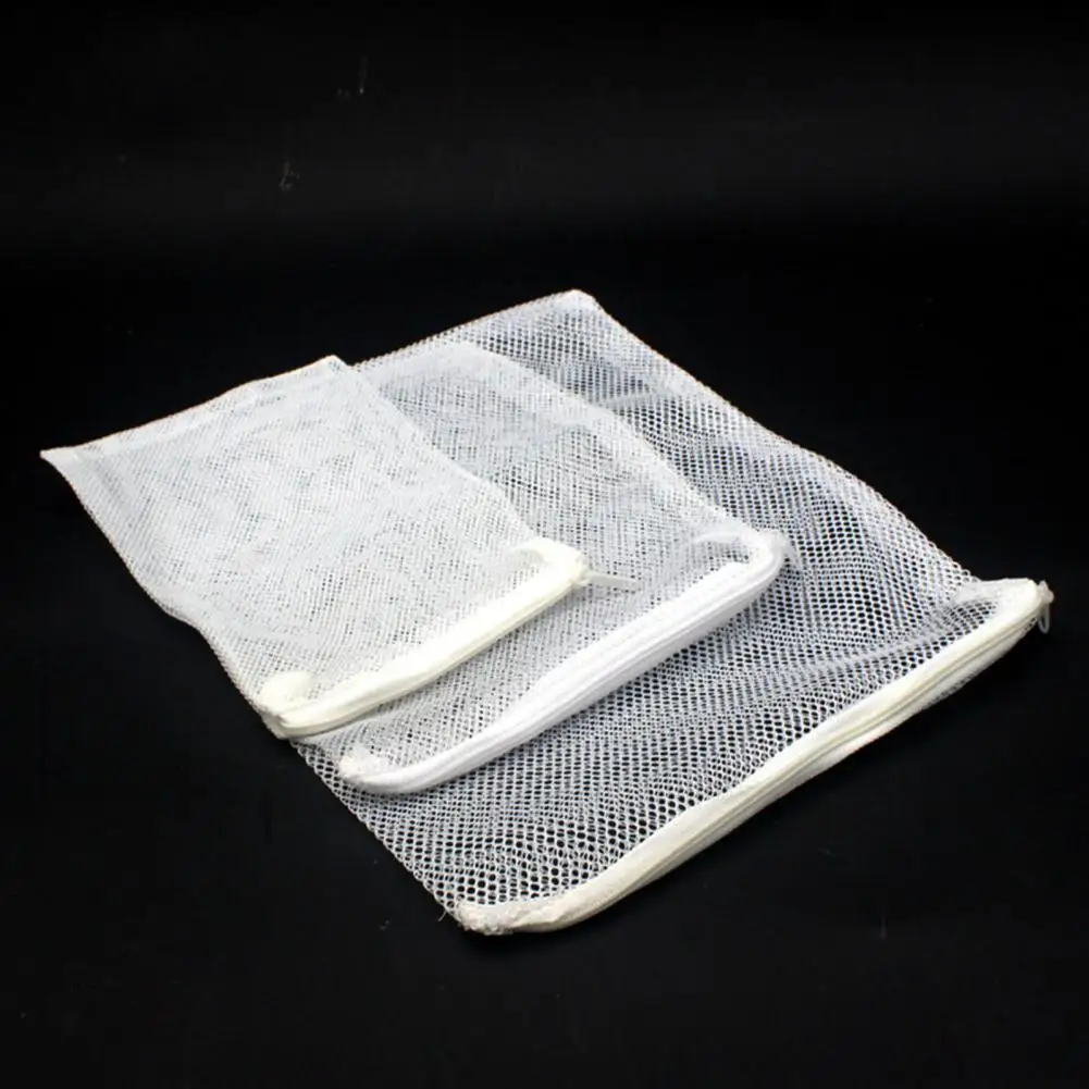 Sachets Filtrants pour Aquarium, Sachets Filtrants Précieux pour Poissons, avec Fermeture Éclair, pour Charbon Actif, Anneaux en Céramique, 2 Pièces