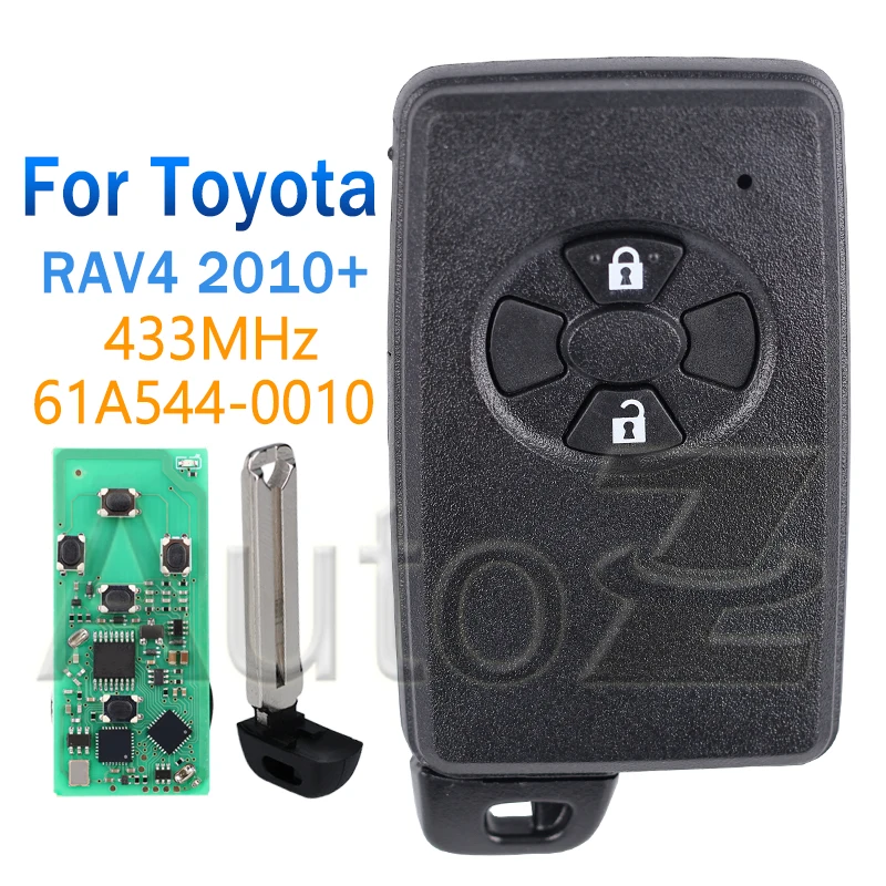 Auto Smart Control Key 61A544-0010 for Toyota RAV4 2010+ Urban Cruiser ASK 433MHz 2 Buttons B90EA Keyless Entry Remote Car Key