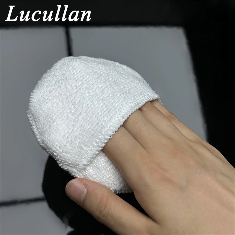 Lucullan White Terry Cloth Microfiber 4\