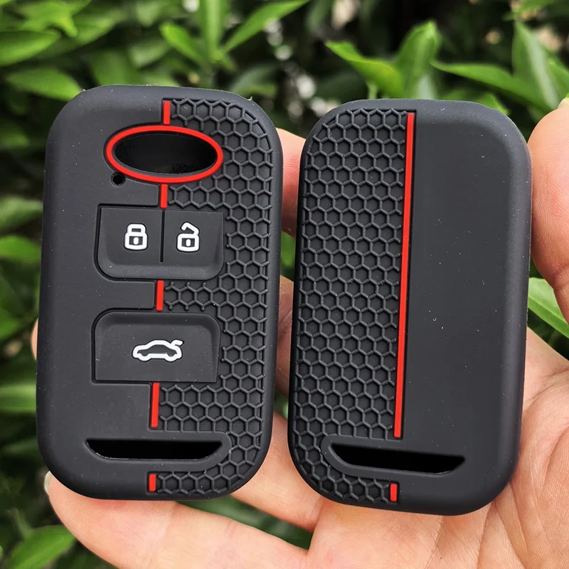 Silikon-Autoschlüsselhülle für Chery Tiggo 4 Pro 2022, 3 Pro, Tiggo 8, 7, 5, 4, 3, 5X, Arrizo 5, Cheri Tigo Schlüsselschutz