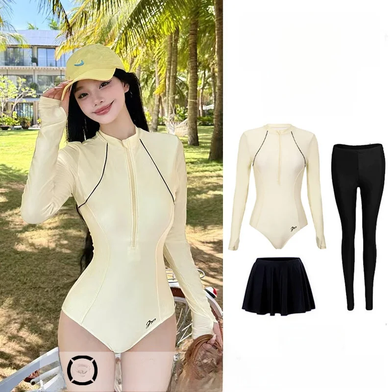women's-wetsuit-long-sleeve-surfing-swimming-suit-quick-dry-diving-suit-jellyfish-design-slimming-design-outdoor-travel-gear