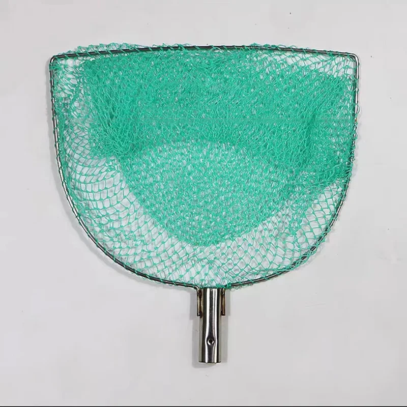 Lawaia Fishing Landing Net Stainless Steel Net Head Multi-strand Nylon Fishing Net Fly Fishing Dip Net Pesca