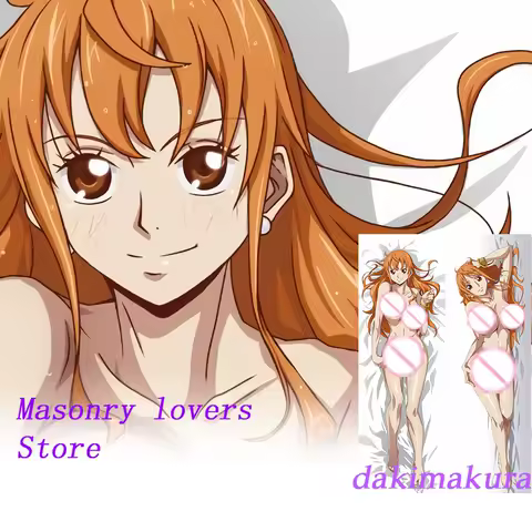 Dakimakura Anime girl nami Double-sided Print Life-size Body Pillow gift