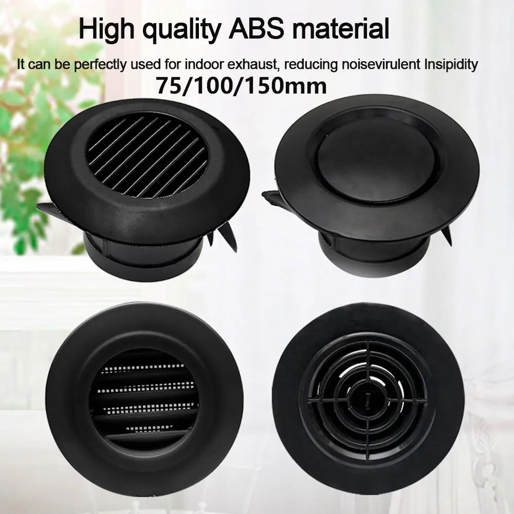 Durable Air Circulation Extract Valve Grille Anti-bird And Rat Air Vent Vents Cap Ducting Ventilation Grilles Vents Cover