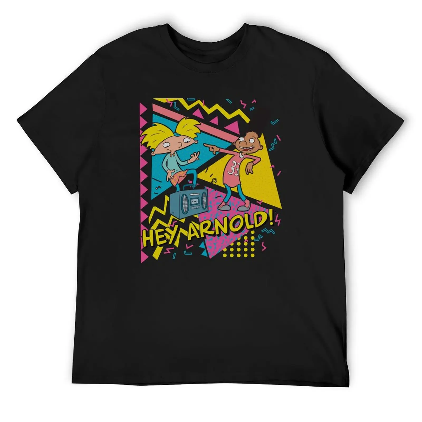 Hey Arnold! Gerald Best Friends Boombox T-Shirt sports fans Aesthetic clothing custom shirt mens graphic t-shirts hip hop