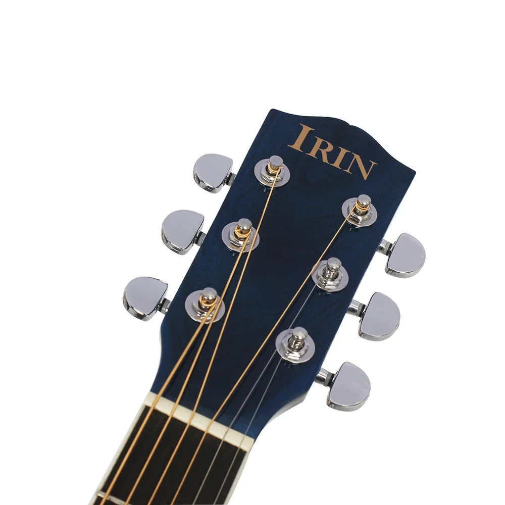 IRIN 6 Strings 41 Inch 21 Frets Acoustic Guitar Basswood Body Folk Guitarra with String Bag Capo Guitar Parts & Accessories