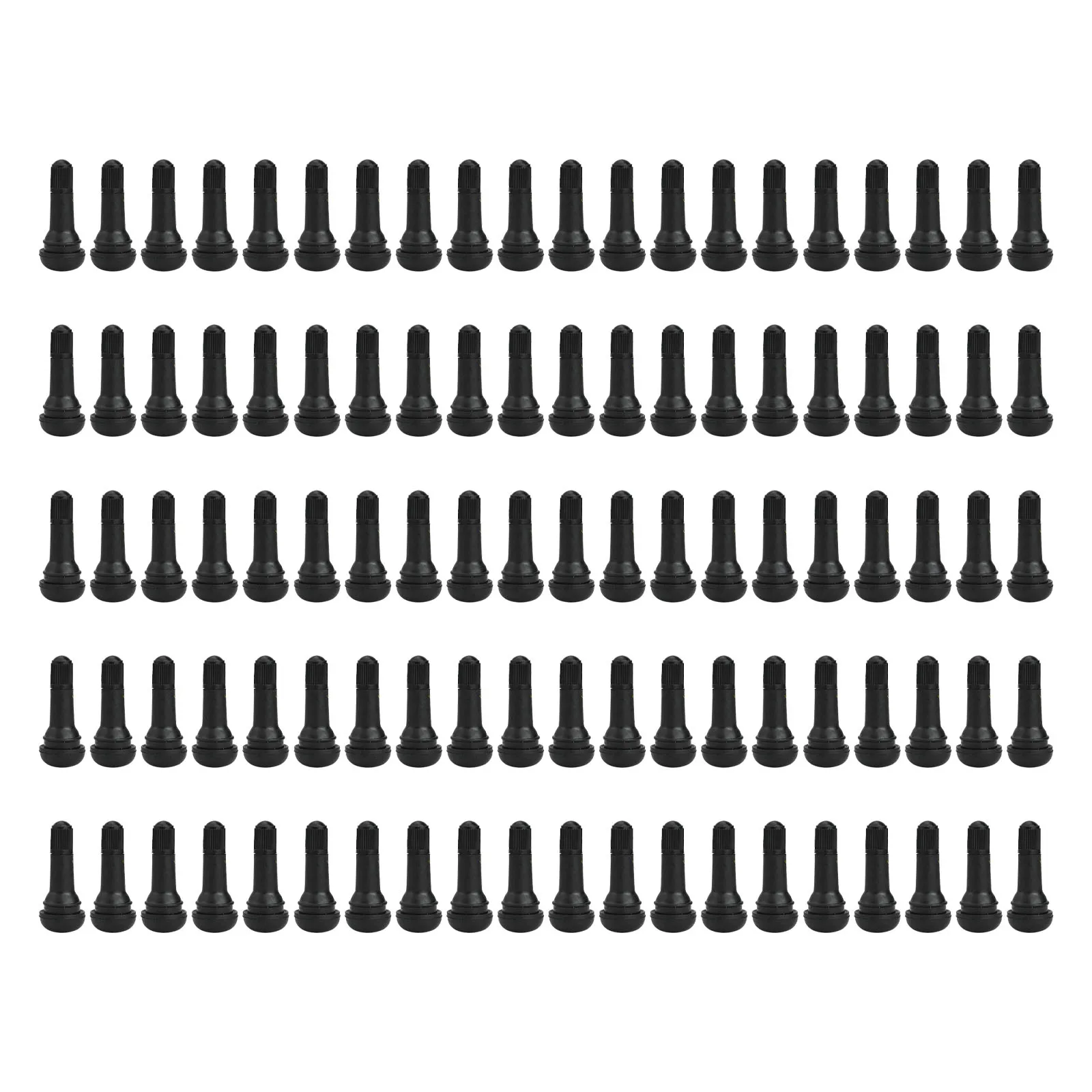 Black Tyre Valve Set High Tensile Strength Leak-Proof Design Long-Lasting Usage Suitable For Multiple Vehicles