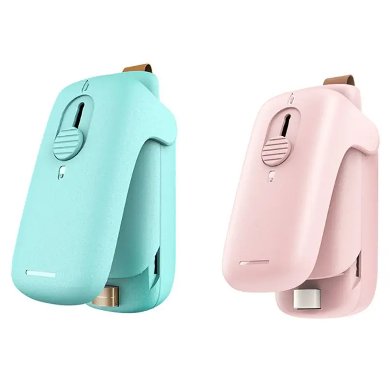 ジェンベーシック-2個入り-ミニバッグシーラー-2in1-ハンドヘルドバッグシーラー-ヒートシール＆カッター-ポータブル-スナック-プラスチックバッグ-食品保存用