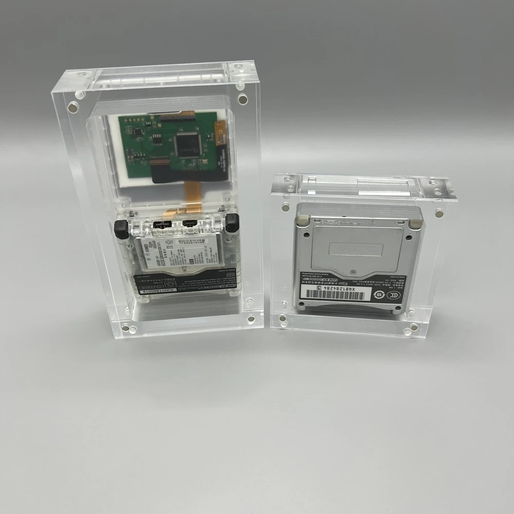 High Quality Ultra High Definition Acrylic Collection Display Protective Box for Nintendo GAME BOY ADVANCE SP/GBASP Clear Boxes