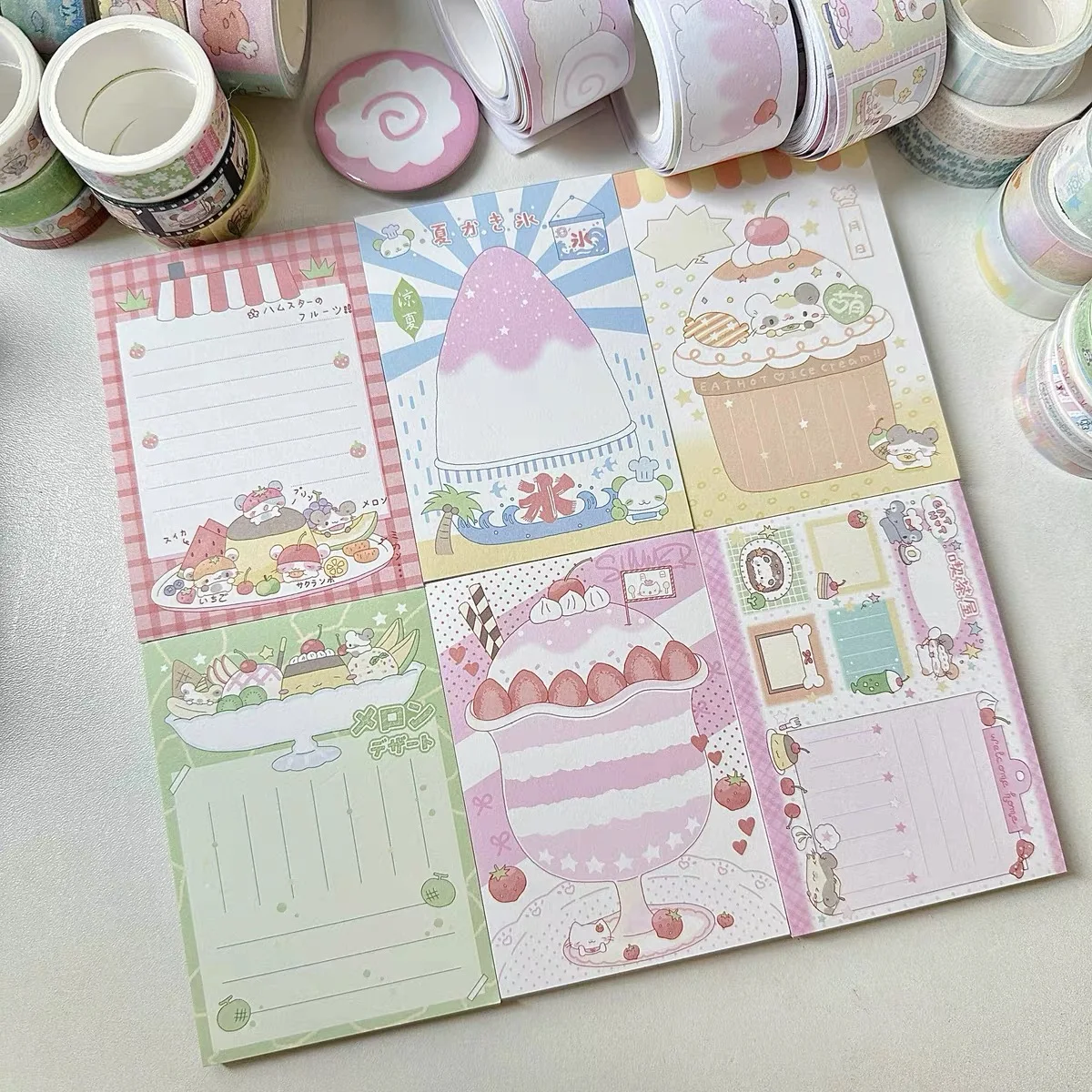 Lovely design note summer design DIY decorative note