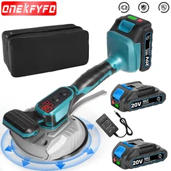 Cordless 21v 8 Speed Adjustable Tile Tiling Machine Electric Wall Floor Tiles Laying Vibrating Tool for Makita 18V Battery