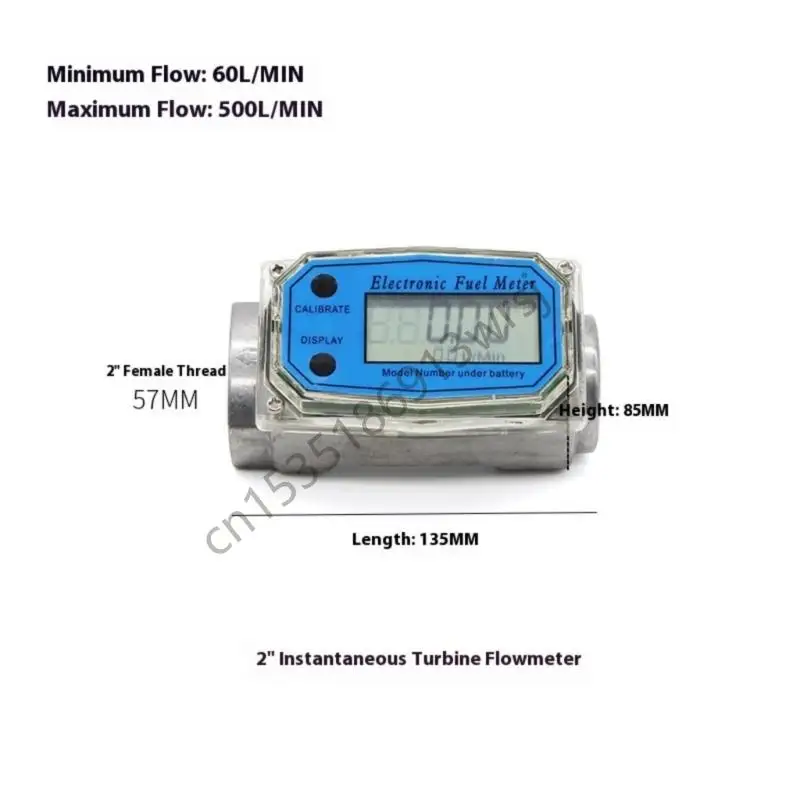 G5GB Легко читаемый дисплей Датчики расхода ротора Надежные характеристики для измерения воды