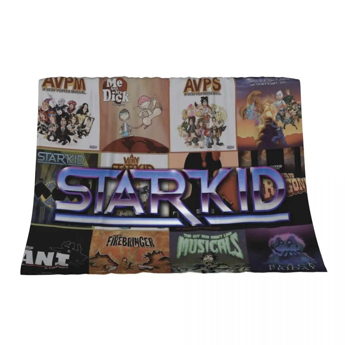 

Starkid All Shows Logo Throw Blanket Bed linens Thermals For Travel Luxury Brand Blankets