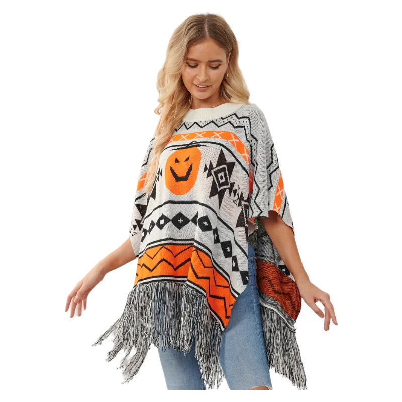 Fashion Knitted Winter Plaid Scarf Women Pullover Sweater Acrylic Ponchos Chale Capa Para Mujer Pashmina Thick Wrap Plus Shawl