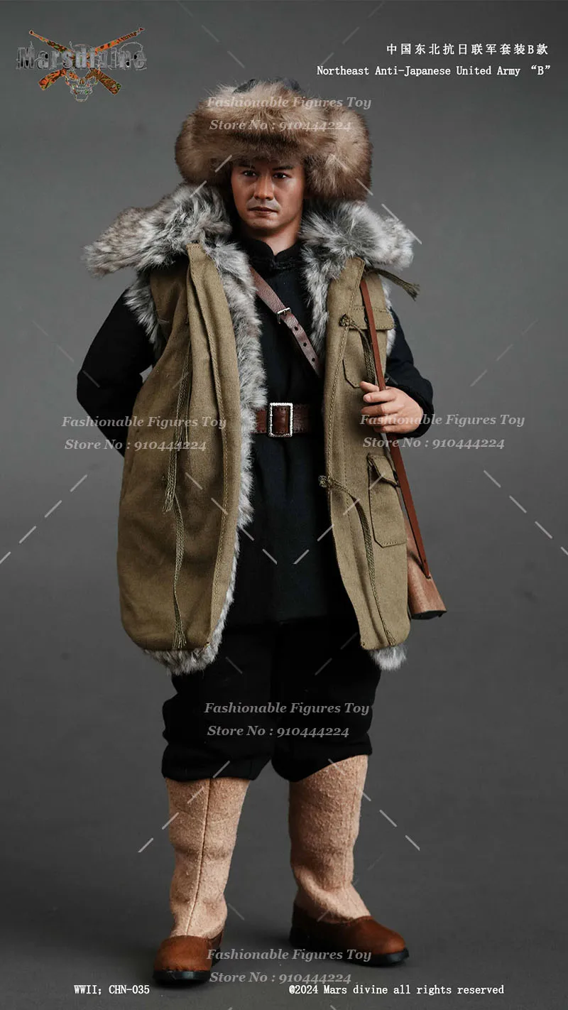 Marte Divine 1/6, uniforme de combate de soldado para hombres, ropa militar del noreste Anti, ropa del ejército unido japonés, cuerpo de figura de acción de 12"