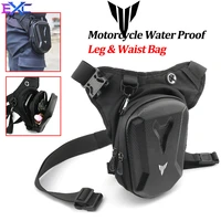 Bolsa impermeable para pierna y cintura caída para motocicleta, cinturón para muslo, cadera, táctica militar para Yamaha MT 07 MT09 MT07 MT03 MT10 MT25 MT01 125