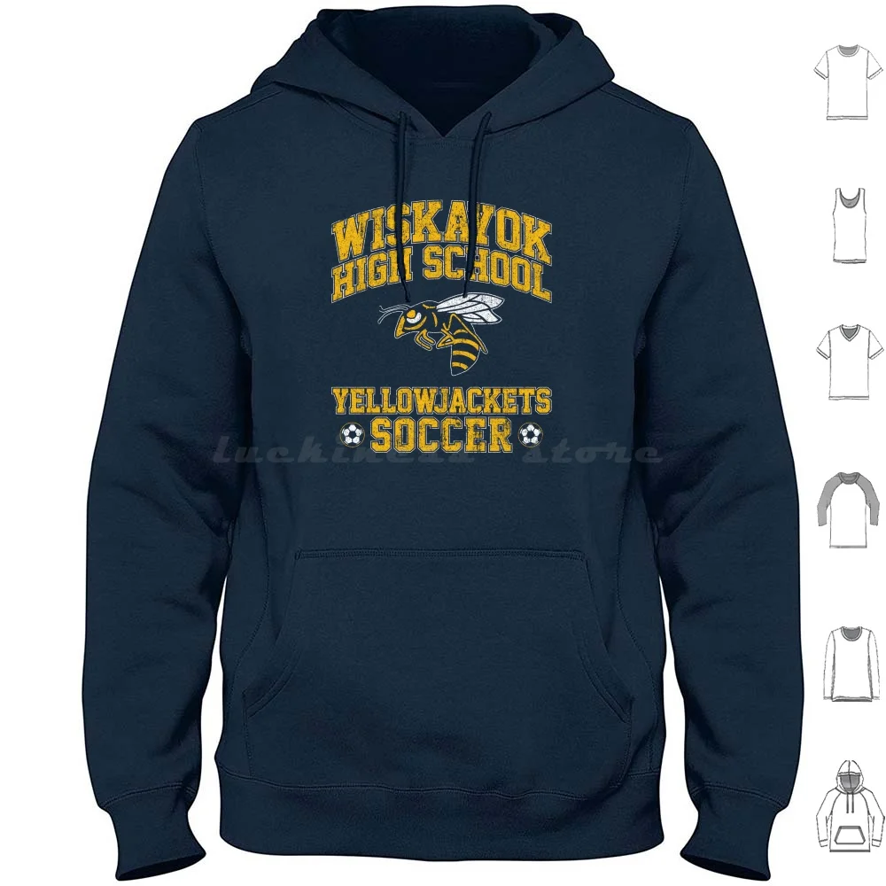 Wiskayok High School Yellowjackets Soccer Hoodies Long Sleeve Tv Shauna Christina Ricci High School Jackie Natalie