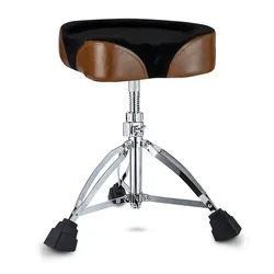 Attractive Price New Type Comfortable Chinese Musical Instrument Wooden Brown Stool Drum Stool Chairs