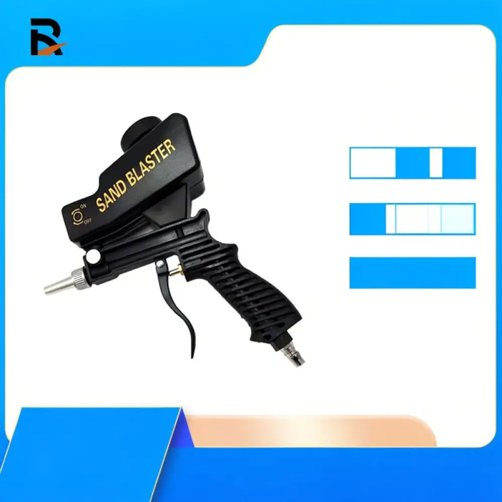 Pneumatic Sand Blasting Applicator Japanese Connector Handheld Air Tool For Metal Surface Rust Removal Restoration Finish