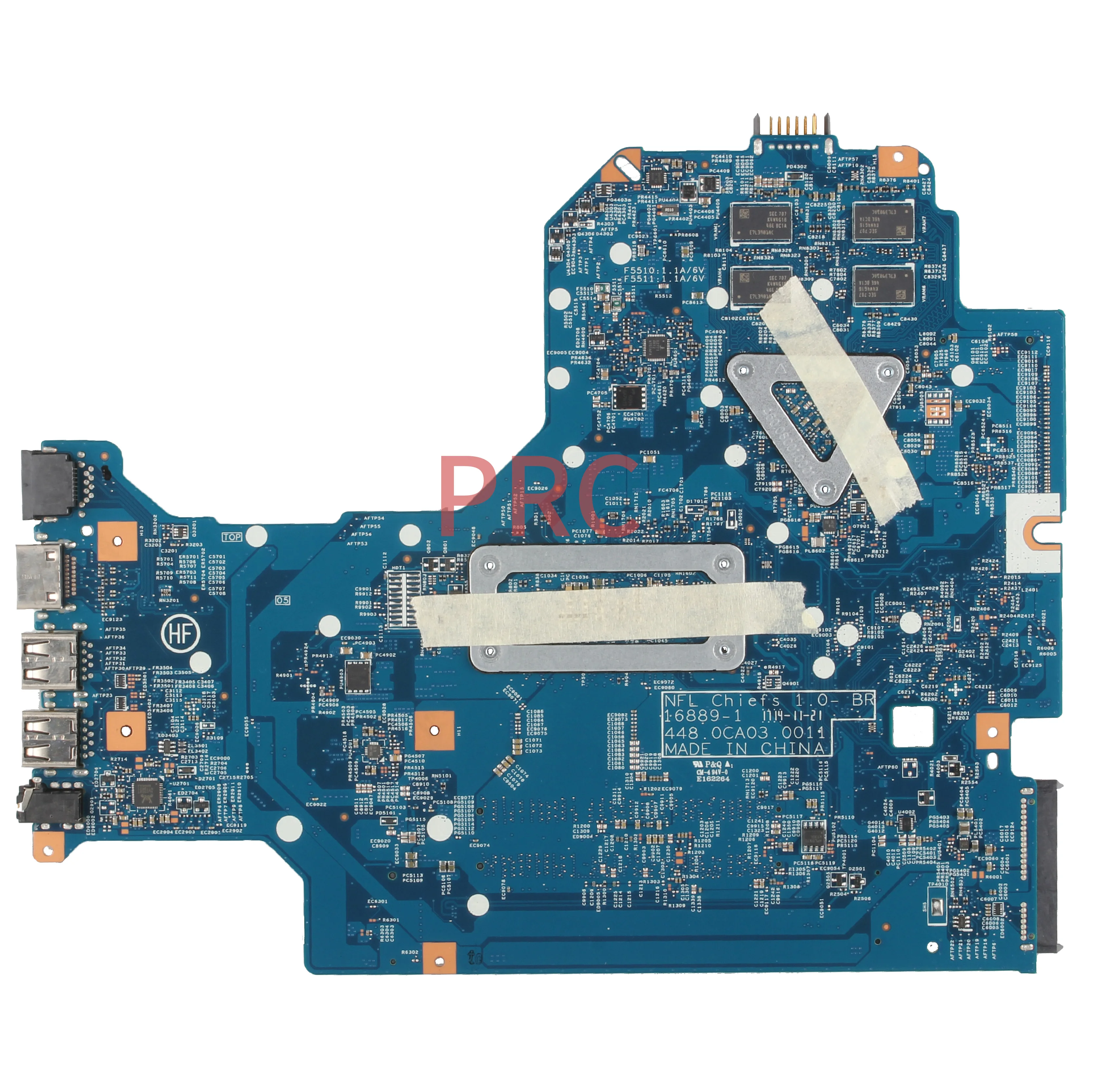 

16889-1 For HP Pavilion 17-AK Notebook Mainboard With AM962P/AM972P GPU 2G 216-0864032 929496-601 926193-601 Laptop Motherboard