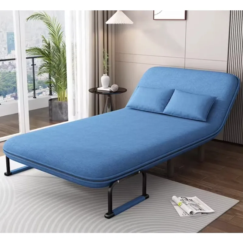 Modern One Seat Deep-seated L-Shape Foldable Sofa Bed with High-density Latex Sponge Padding Eco-Friendly Requiring No Assembly