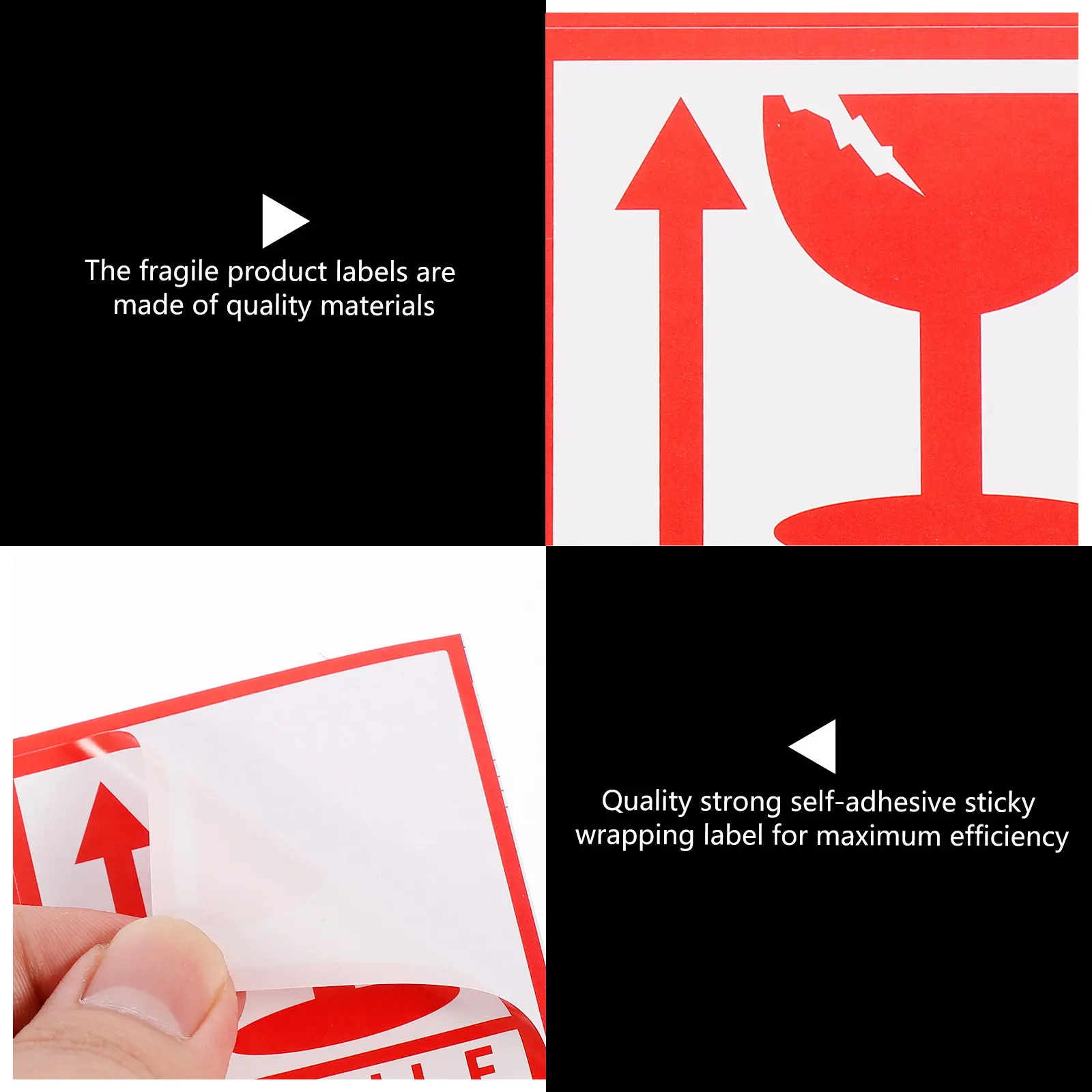 

1000Pcs Fragile Warning Stickers Strong Adhesive Packing Labels Handle Shipping Carton Stickers Fragile Sticker