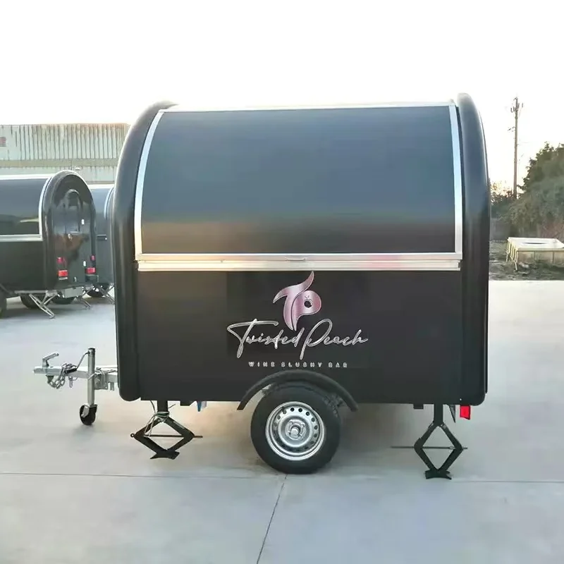 

Customized China Mobile Fast Food Truck Hot Food Trailer Hot Dog Food Truck Coffee Trailer