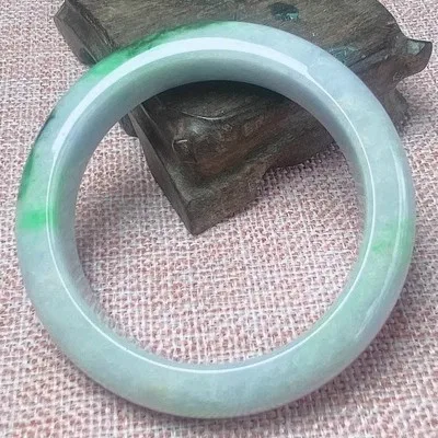 

Natural Myanmar Jade 54mm-62mm bracelet exquisite princess bracelet to send girlfriend to send mother Hetian jade